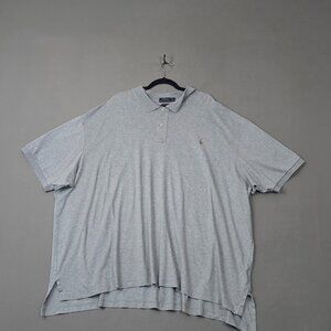 Polo Ralph Lauren Pima Soft Touch Polo Shirt Men’s 6XB Big Gray Short Sleeve